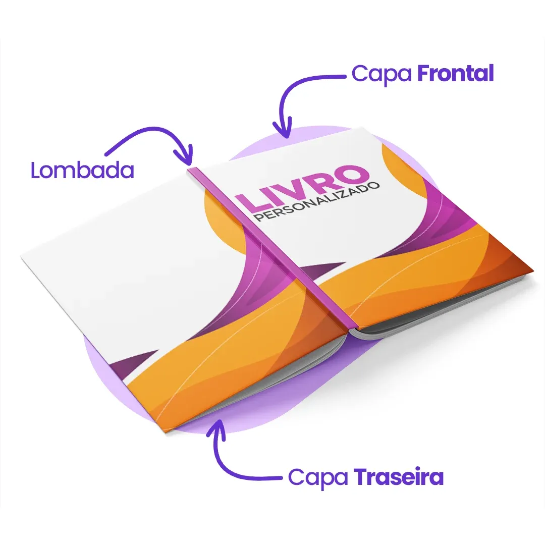 Impressão de Livro de Capa Dura 20x27cm Páginas Offset 90g 2