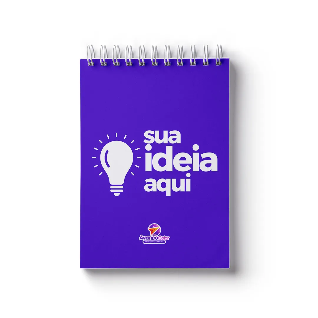 Bloquinho de anotações Personalizado 10x15cm - Personalizado com sua arte