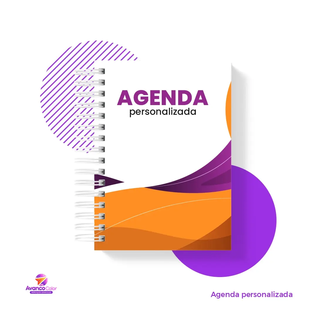 Agenda Capa Dura Personalizadas A5 15x21cm
